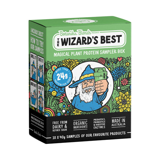 BOTANIKA BLENDS MAGICAL PLANT PROTEIN SAMPLER BOX SACHET 40G X 10 PACK