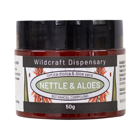 WILDCRAFT DISPENSARY NETTLE & ALOES HERBAL OINTMENT 50G