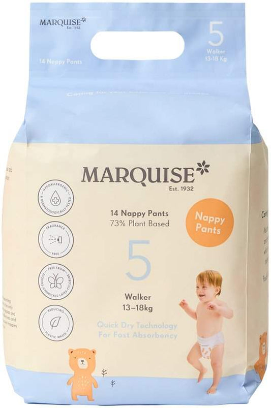 Marquise MARQUISE NAPPY PANTS WALKER SIZE 5 13-18KG X 14 PACK