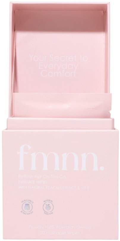 FMNN FMNN. REFRESH HER ON-THE-GO INTIMATE WIPES PEACH 20PK