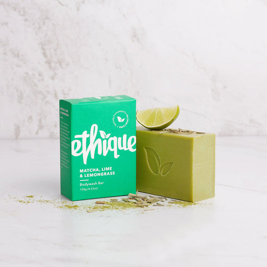 Ethique Bar Soap Invigorating Matcha Lime & Lemongrass 120g SELL THROUGH