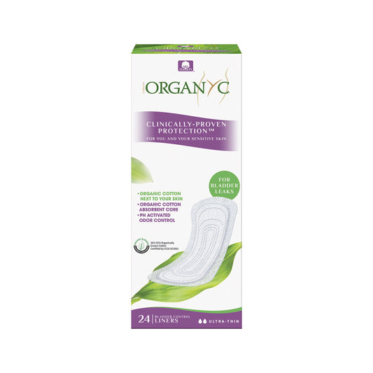 Organyc Organyc Organic Liners Ultra-Thin Bladder Control (For Bladder Leaks) x 24 Pack