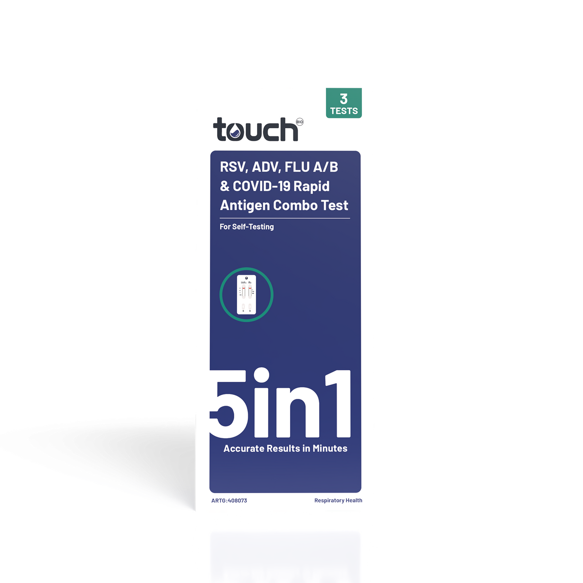 TOUCHBIO 5IN1 RSV ADV FLU A/B COVID RAPID ANTIGEN TEST NASAL