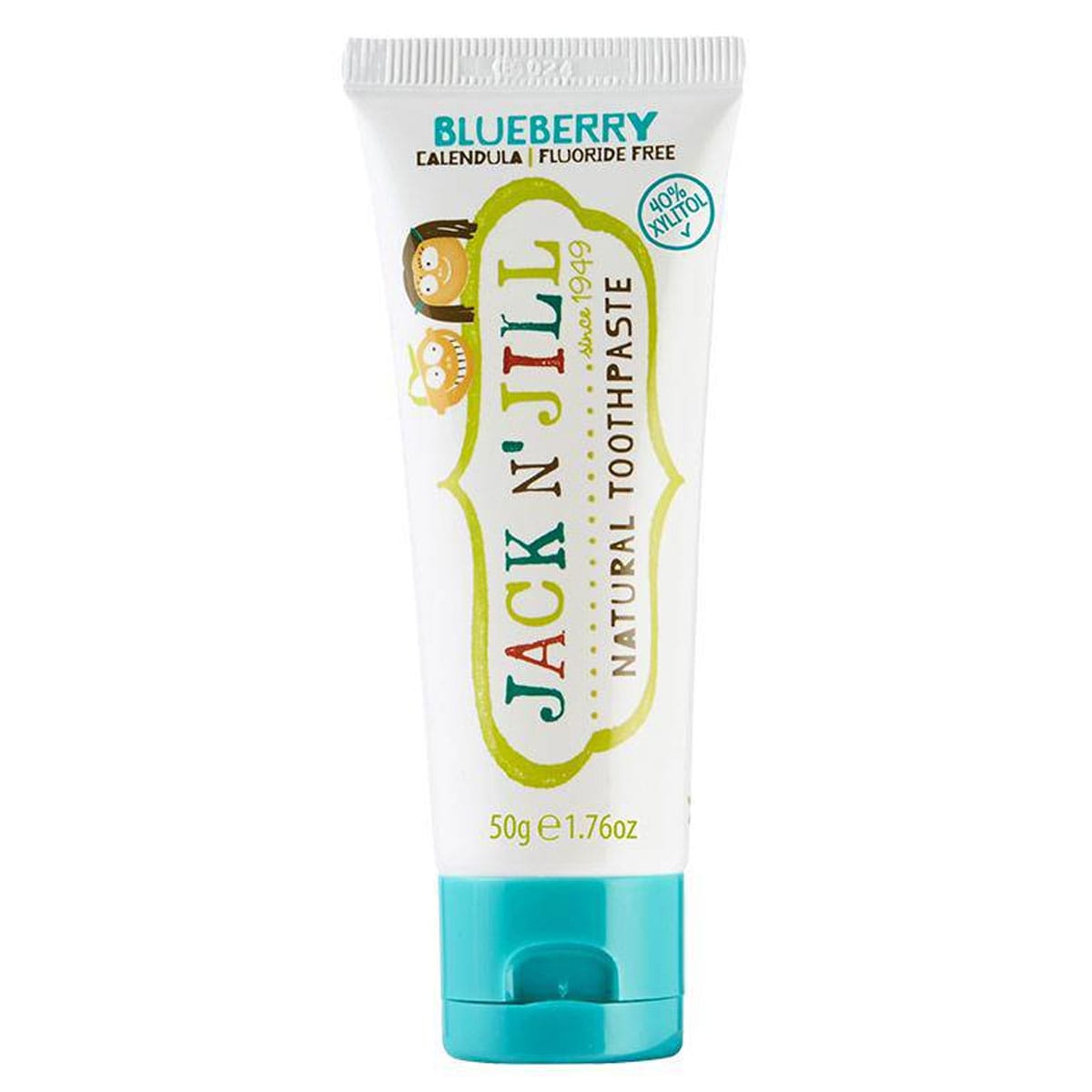 Jack N Jill Jack N Jill Natural Toothpaste with Calendula (Fluoride Free) Blueberry 50g