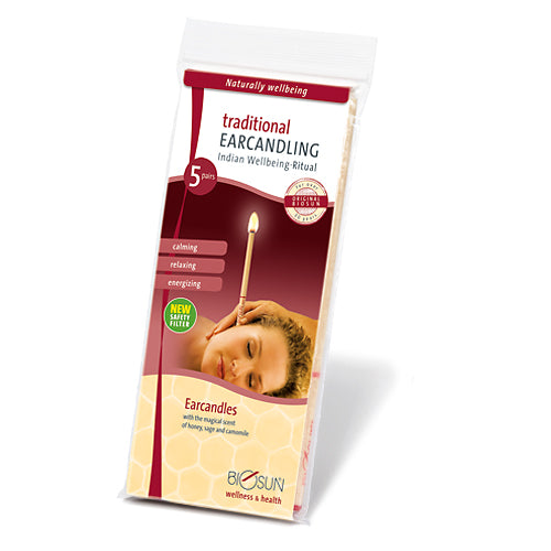 Biosun Ear Candles Traditional Wellbeing Ritual 5 Pairs SELL THROUGH
