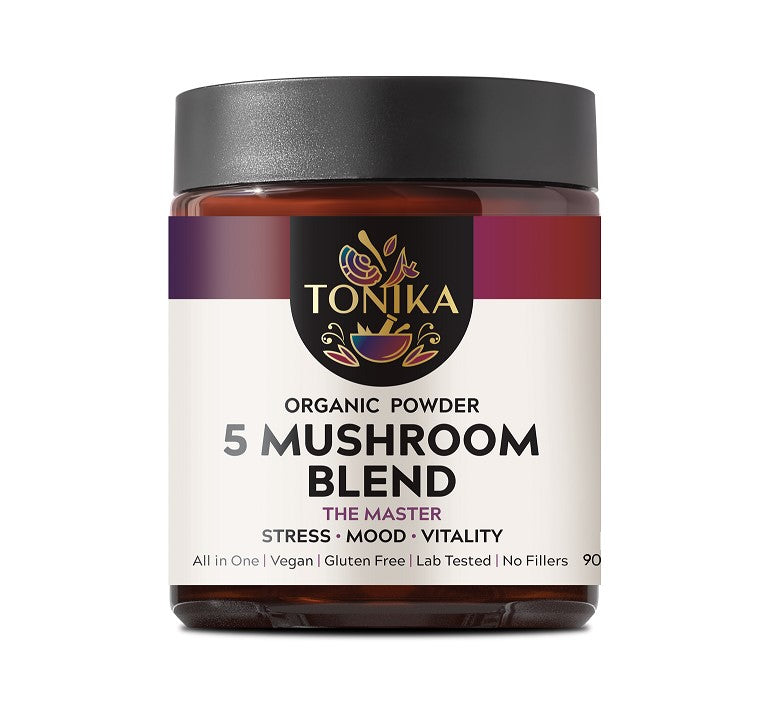 Tonika TONIKA ORGANIC MUSHROOM POWDER 5 MUSHROOM BLEND 90G