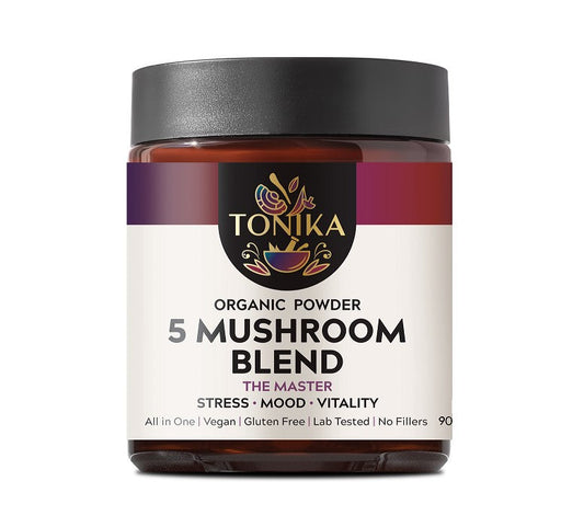 Tonika TONIKA ORGANIC MUSHROOM POWDER 5 MUSHROOM BLEND 90G