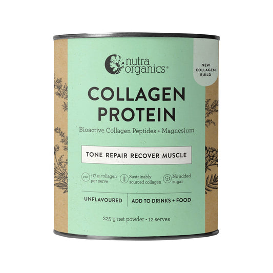 Nutra Naturals Nutra Organics Collagen Build Unflavoured 225g