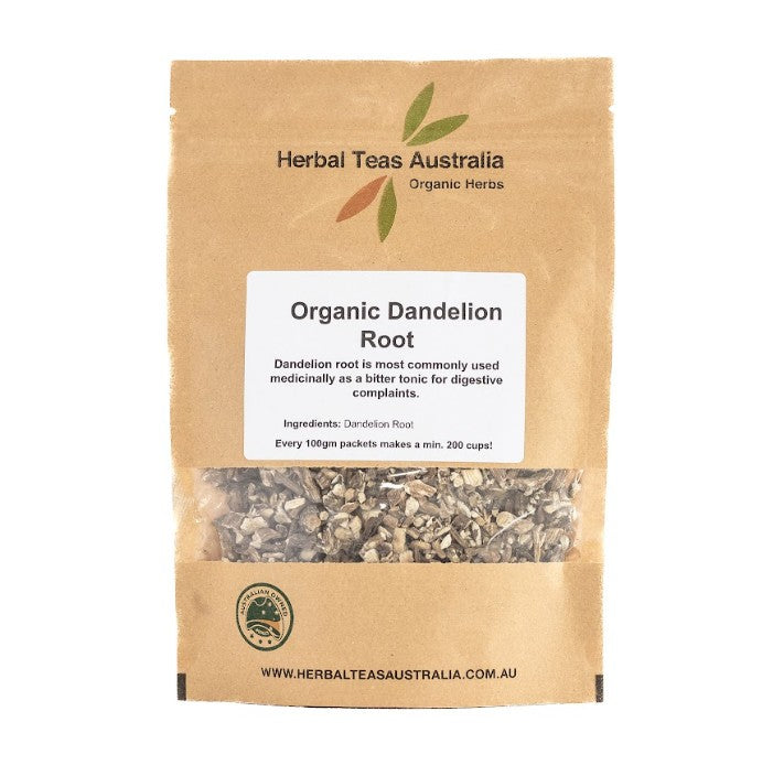 Herbal Teas Australia HERBAL TEAS AUSTRALIA ORGANIC DANDELION ROOT 100G
