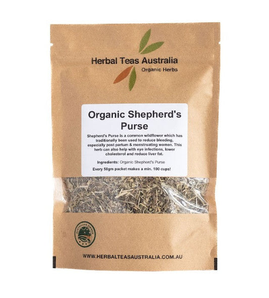 Herbal Teas Australia HERBAL TEAS AUSTRALIA ORGANIC SHEPHERDS PURSE 50G