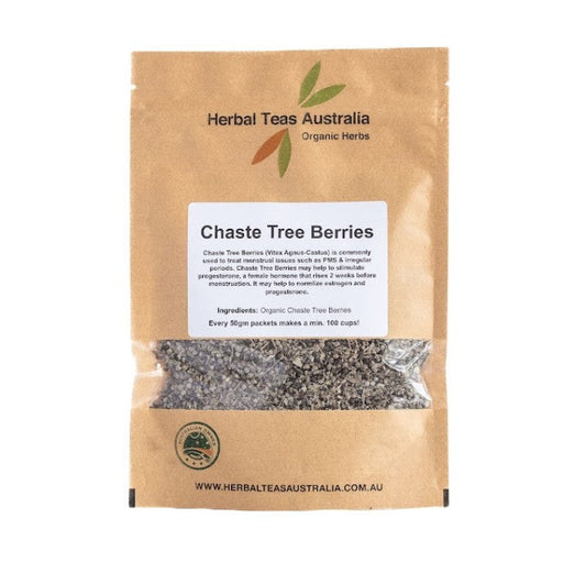 Herbal Teas Australia HERBAL TEAS AUSTRALIA CHASTE TREE BERRIES 50G