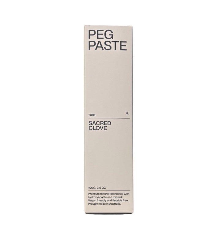 Peg Paste PEG PASTE TOOTHPASTE SACRED CLOVE TUBE 100G