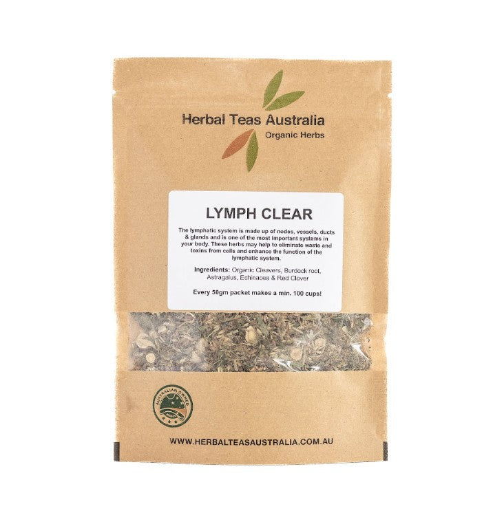 Herbal Teas Australia HERBAL TEAS AUSTRALIA LYMPH CLEAR 50G