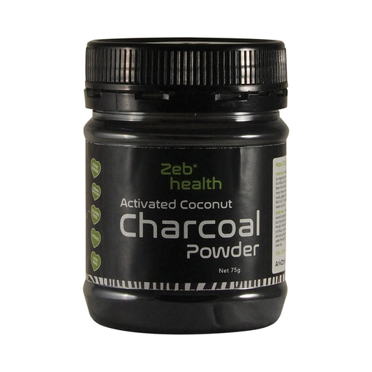 Zeb Health ZEB HEALTH ACTIVATED COCONUT CHARCOAL POWDER 75G