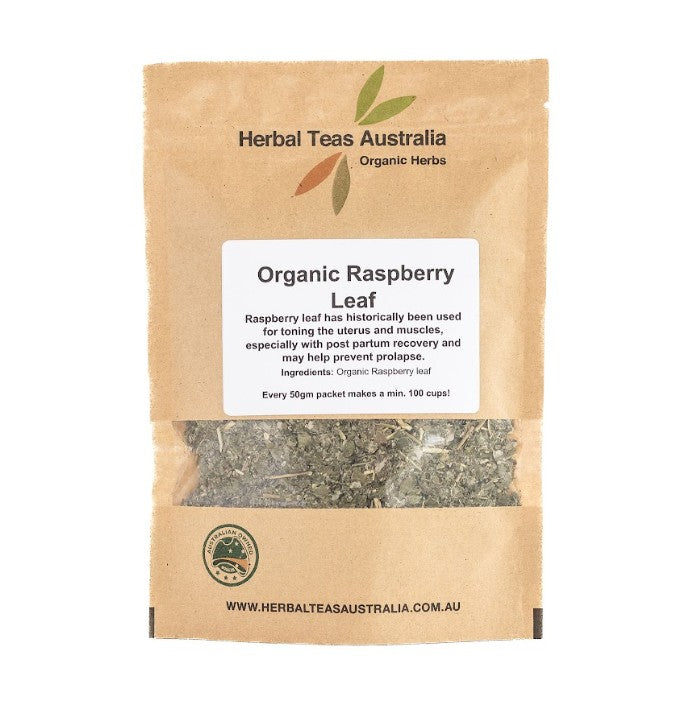 Herbal Teas Australia HERBAL TEAS AUSTRALIA ORGANIC RASPBERRY LEAF 50G
