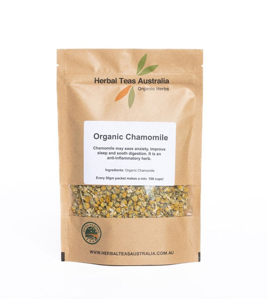 Herbal Teas Australia HERBAL TEAS AUSTRALIA ORGANIC CHAMOMILE 50G