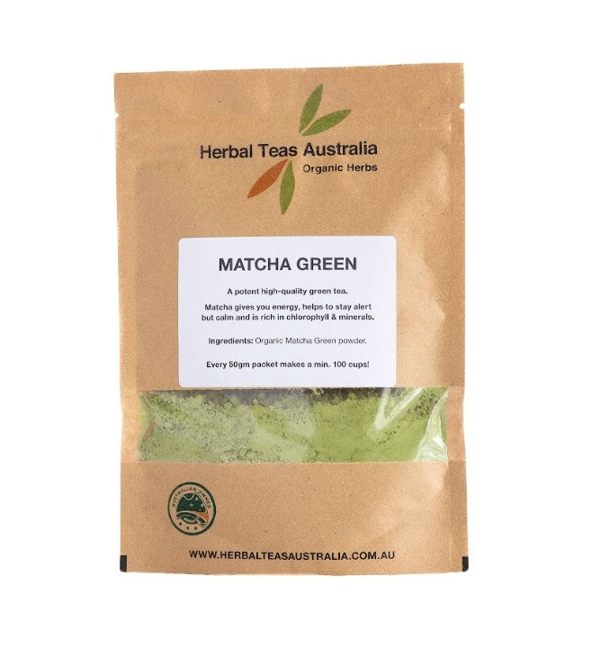 Herbal Teas Australia HERBAL TEAS AUSTRALIA MATCHA GREEN 50G