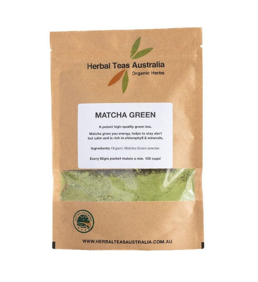 Herbal Teas Australia HERBAL TEAS AUSTRALIA MATCHA GREEN 50G