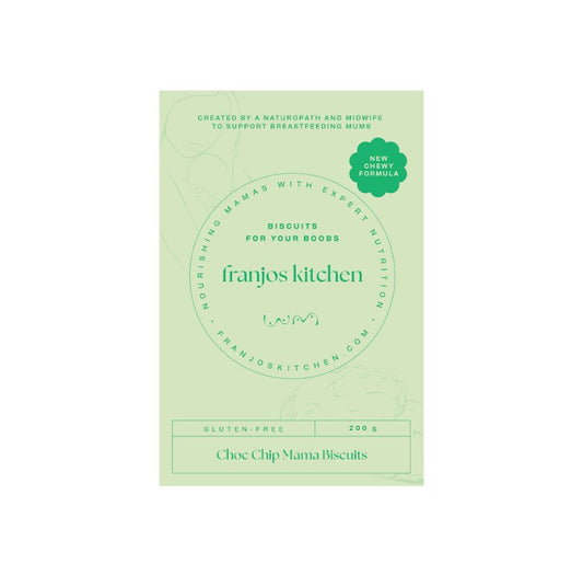 Franjos Kitchen FRANJOS KITCHEN MAMA BISCUITS GLUTEN-FREE CHOC CHIP 200G