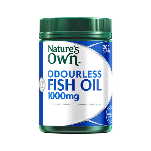 Natures Own NATURES OWN FISH OIL CAP 1000MG ODOURLESS PACK 200