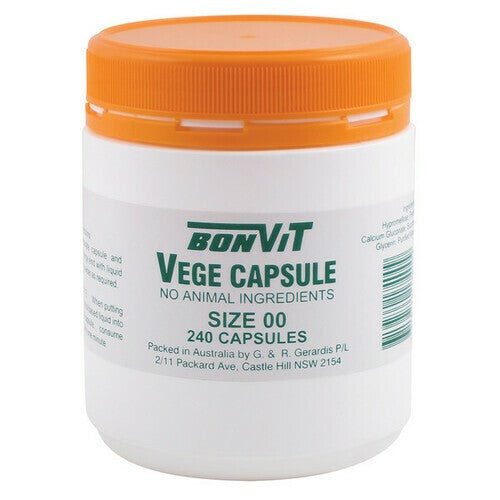 Bonvit Bonvit Empty Vege Capsules Size 00 240c