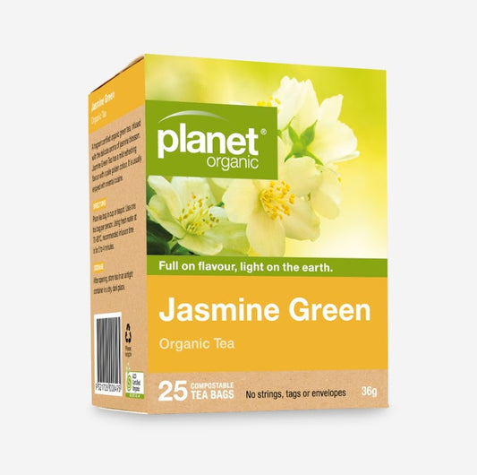 Planet Organic Planet Organic Organic Tea Jasmine Green x 25 Tea Bags