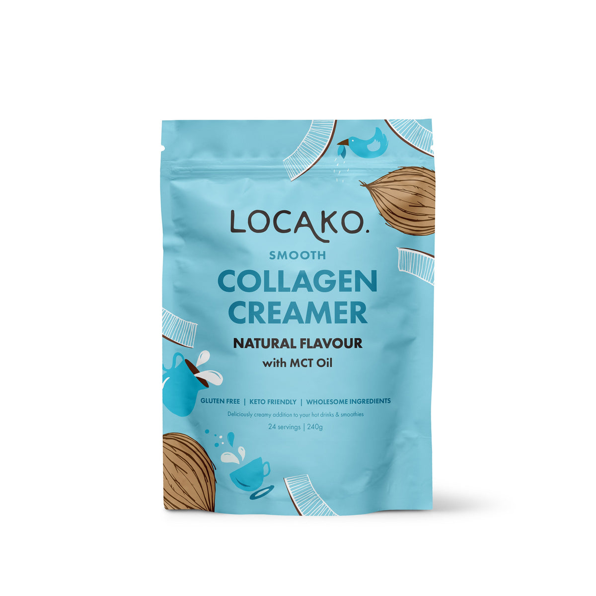 Locako LOCAKO COLLAGEN CREAMER SMOOTH NATURAL 240G