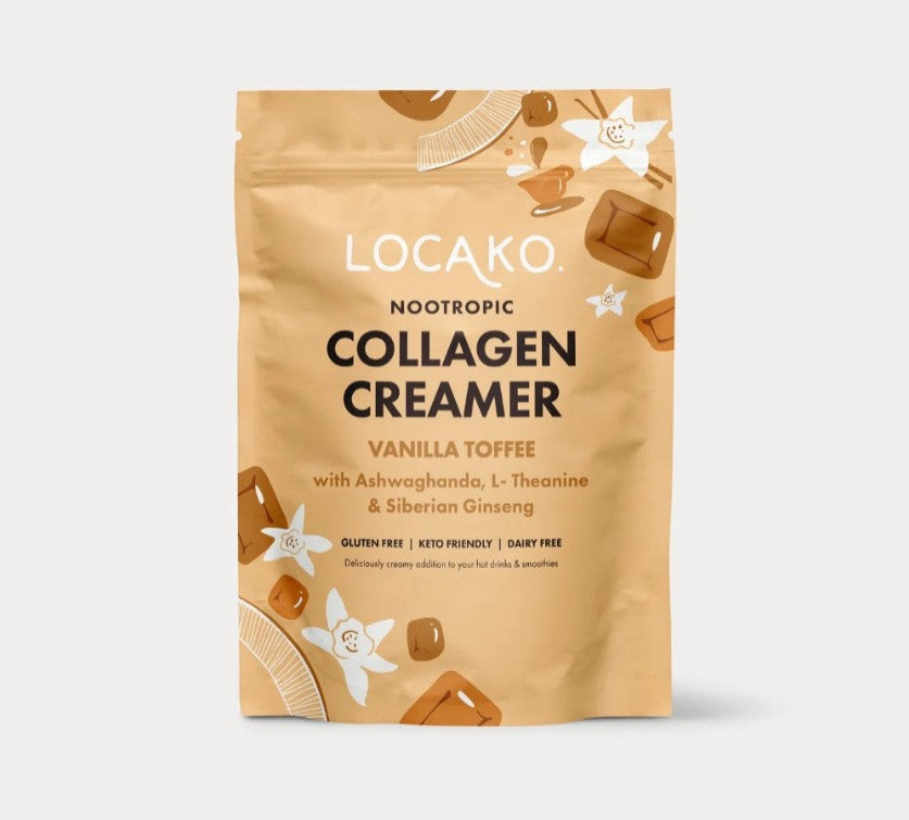 Locako LOCAKO COLLAGEN CREAMER NOOTROPIC VANILLA TOFFEE 240G