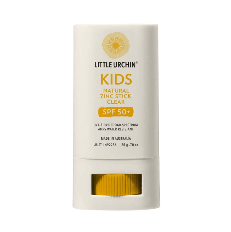 Little Urchin LITTLE URCHIN KIDS NATURAL ZINC STICK CLEAR SPF 50+ 20G