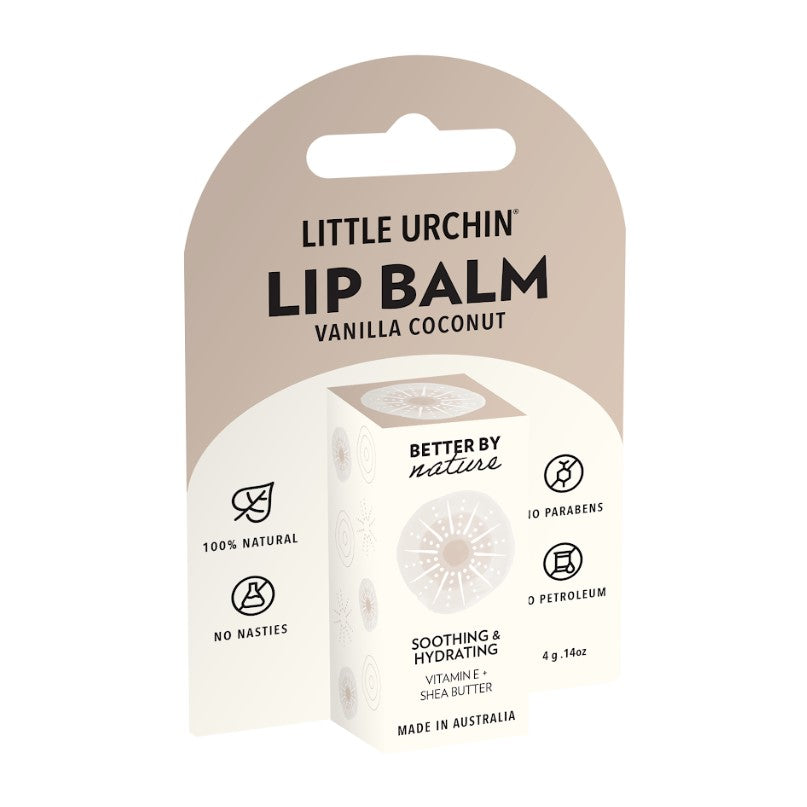 Little Urchin LITTLE URCHIN LIP BALM VANILLA COCONUT 4G