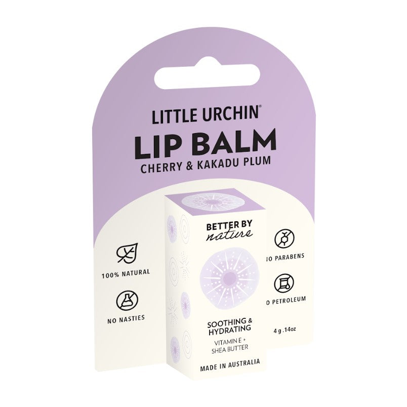 Little Urchin LITTLE URCHIN LIP BALM CHERRY & KAKADU PLUM 4G