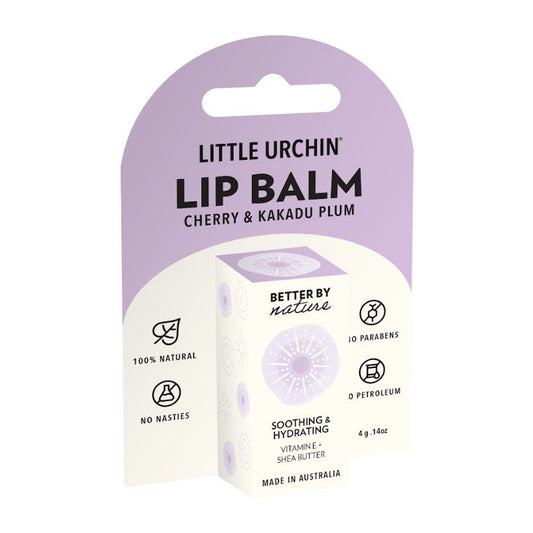 Little Urchin LITTLE URCHIN LIP BALM CHERRY & KAKADU PLUM 4G