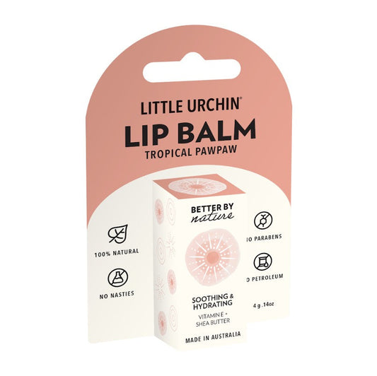 Little Urchin LITTLE URCHIN LIP BALM TROPICAL PAWPAW 4G