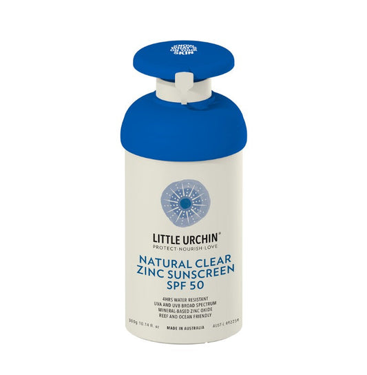 Little Urchin LITTLE URCHIN NATURAL CLEAR ZINC SUNSCREEN SPF 50 PUMP 300G