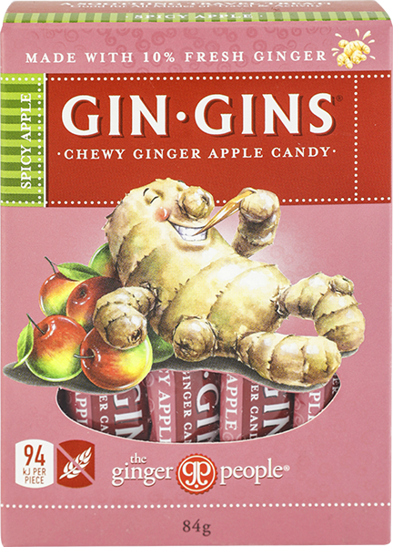 Ginger People The Ginger People Gin Gins Ginger Chews Spicy Apple 84g