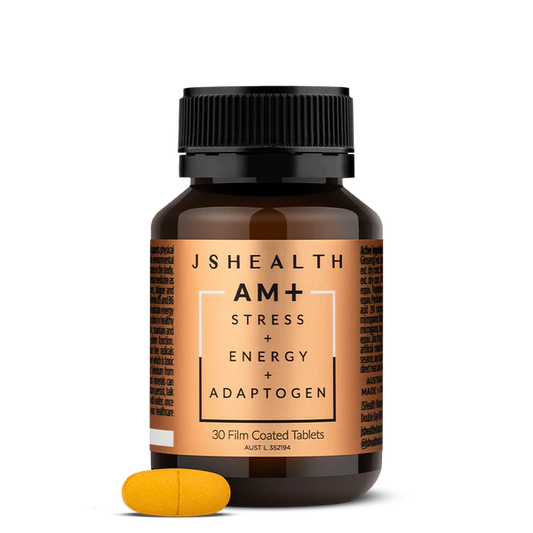 JSHealth Vitamins - AM + Stress + Energy + Adaptogen