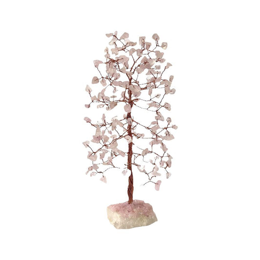 ALTERNATIVE DISTRIBUTION CRYSTAL TREE ROSE QUARTZ LARGE