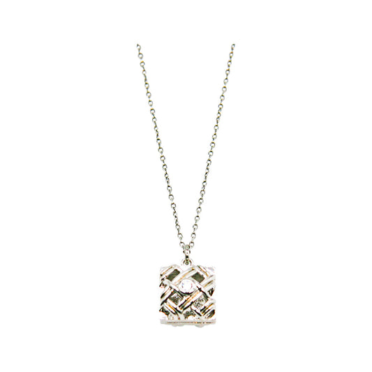 Amrita Court Aroma Necklace White Gold Chest + Purify Essential Oil 10ml Pk SELL THROUGH