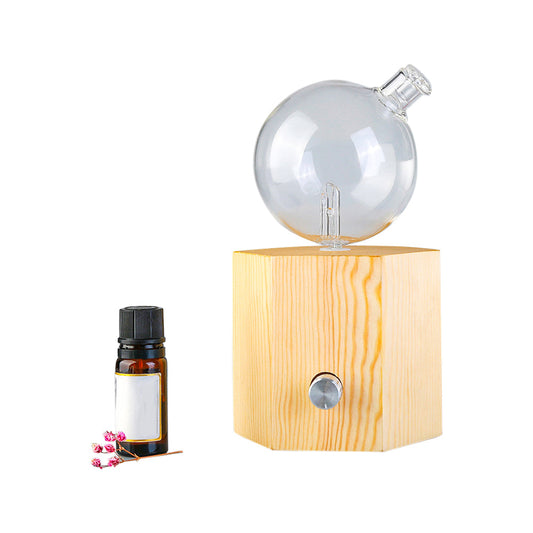 Amrita Court Nebuliser (Diffuser) Wooden Base Geometry Hexagon SELL THROUGH