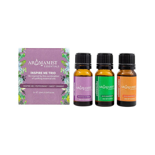 AROMAMIST ESSENTIALS ESSENTIAL OIL TRIO INSPIRE ME 10ML X 3 PACK