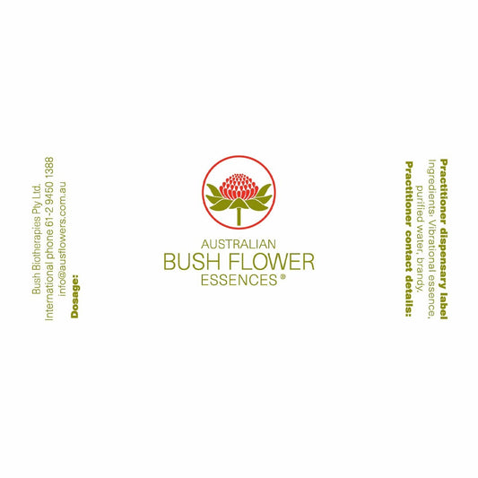 Australian Bush Flowers Dispensing Labels
