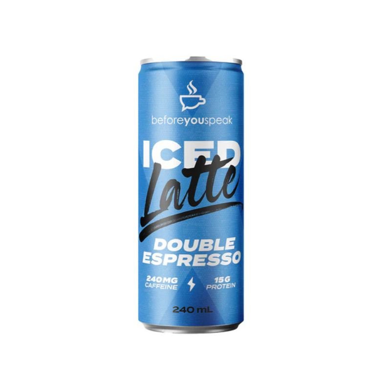 Beforeyouspeak BEFORE YOU SPEAK ICED LATTE 15G PROTEIN DOUBLE ESPRESSO 240ML X 12 PACK