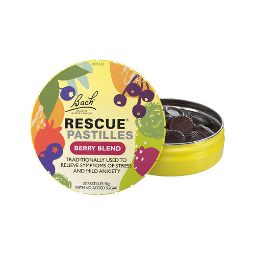 Bach Flower Remedies Bach Flower Remedies Rescue Pastilles Berry Blend 50g