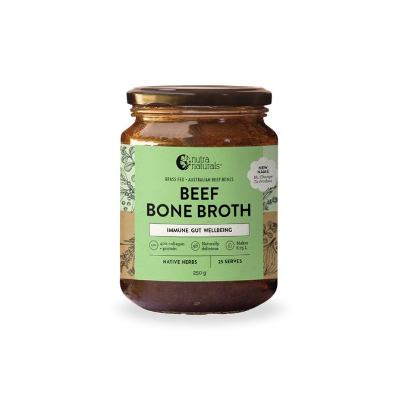 Nutra Naturals NUTRA ORGANICS BONE BROTH BEEF CONCENTRATE NATIVE HERBS 250G
