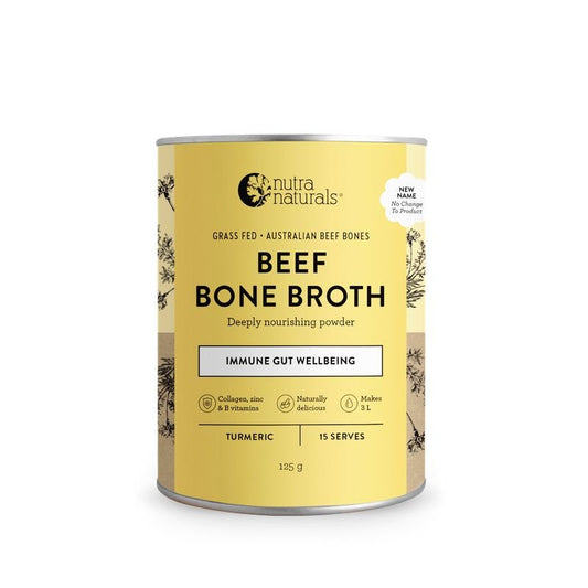 Nutra Naturals Nutra Organics Bone Broth Beef Turmeric 125g