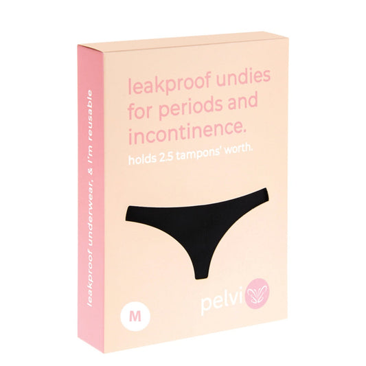 Pelvi Pelvi Leakproof Underwear Bikini Black M
