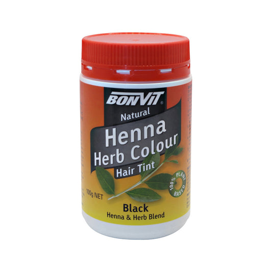 Bonvit Bonvit Natural Hair Tint Henna Herb Colour (Henna & Herb Blend) Black 100g