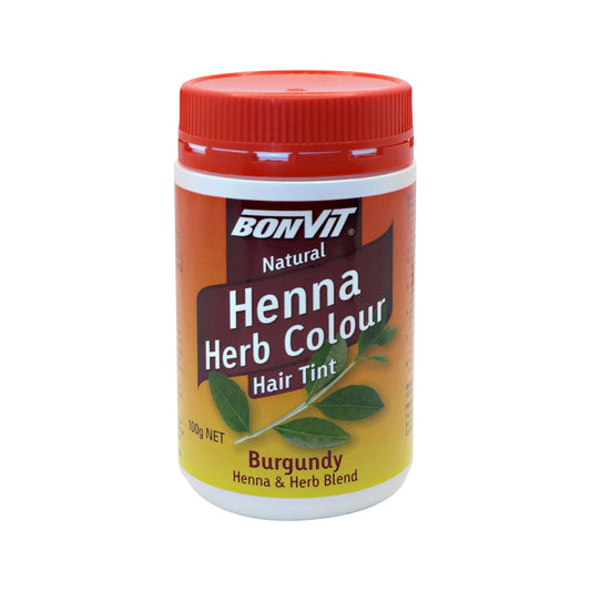Bonvit Bonvit Natural Hair Tint Henna Herb Colour (Henna & Herb Blend) Burgundy 100g