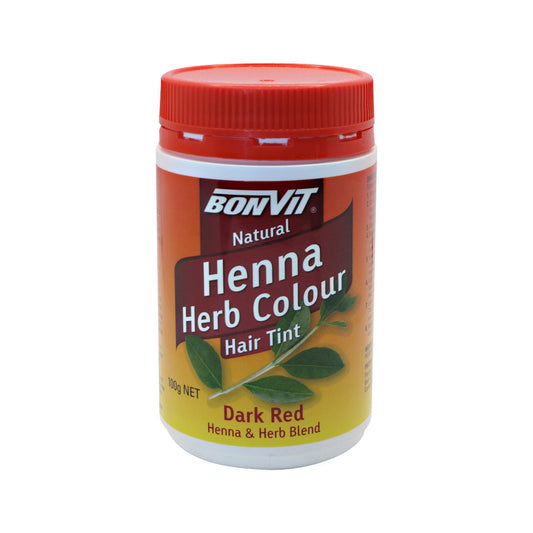 Bonvit Bonvit Natural Hair Tint Henna Herb Colour (Henna & Herb Blend) Dark Red 100g