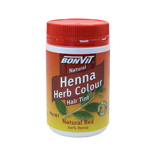 Bonvit Bonvit Natural Hair Tint Henna Herb Colour (100% Henna) Natural Red 100g